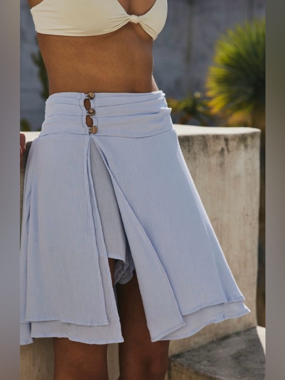 Free People ~ free-est Collection ~ Scarlett Skort ~ XS ~ Blue ~ NWT ** - Picture 7 of 14